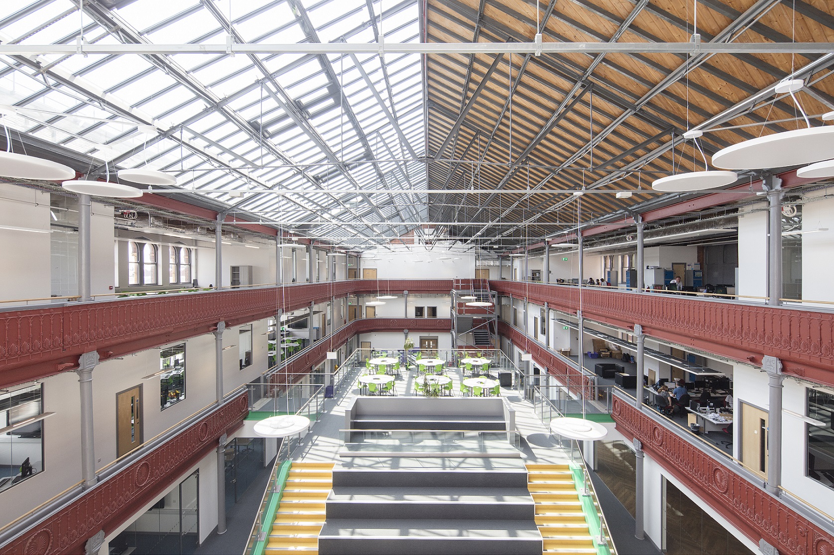 Leeds City College Printworks Campus, interior