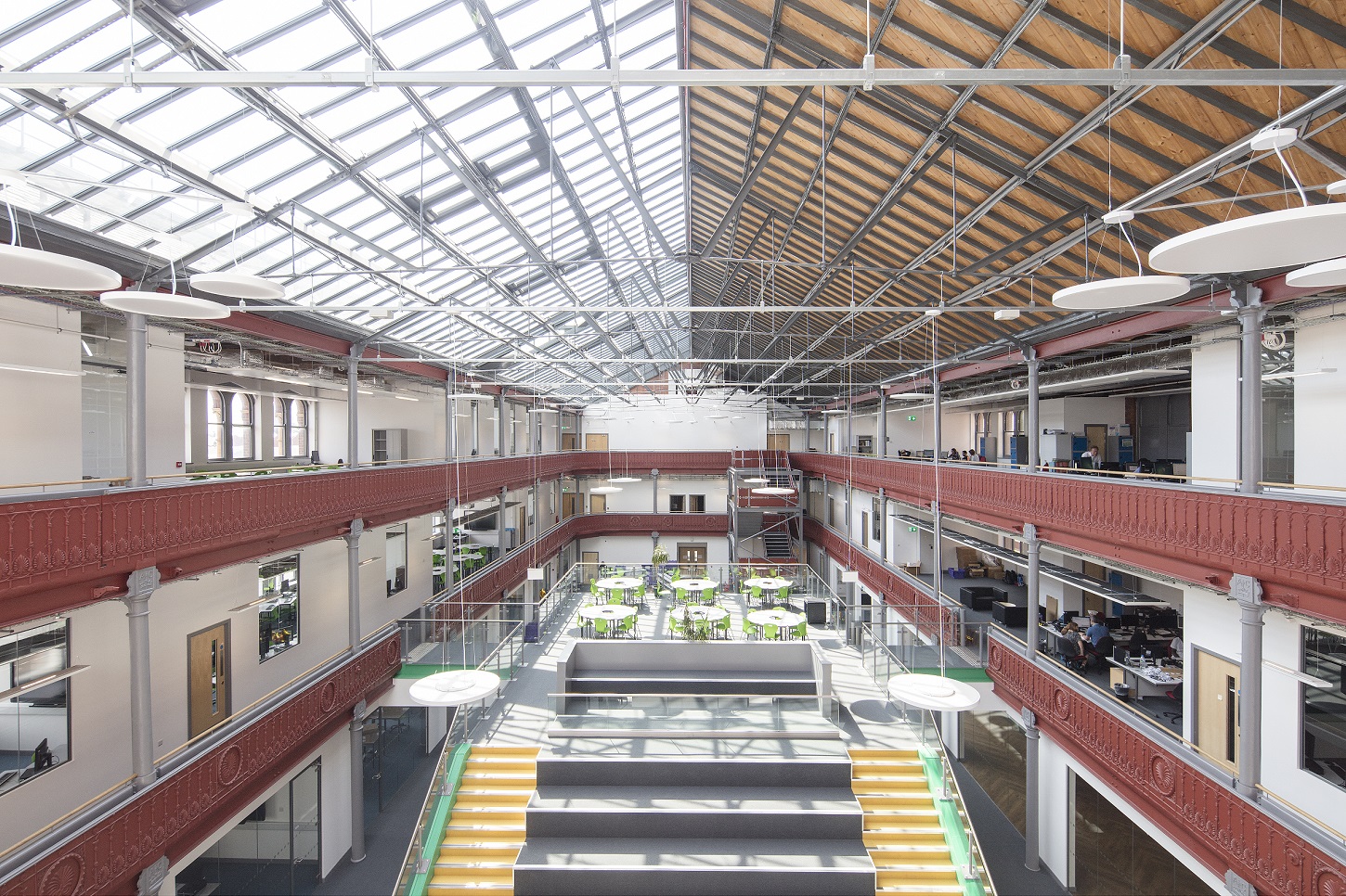 Leeds City College Printworks Campus, interior