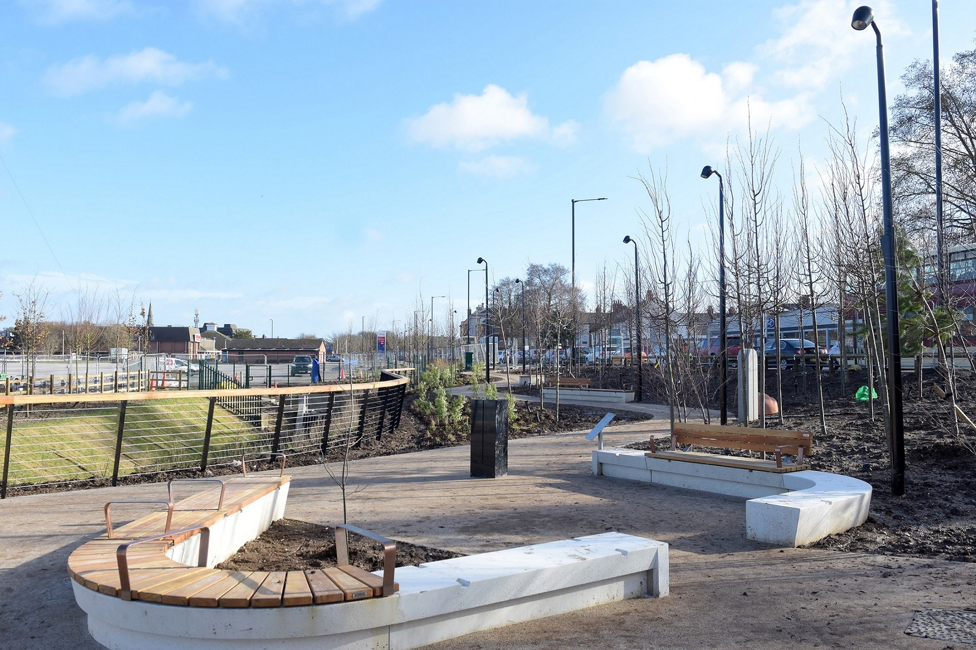 Gypsey Race Park now provides walking and cycling routes, play areas and green spaces for the community to enjoy.