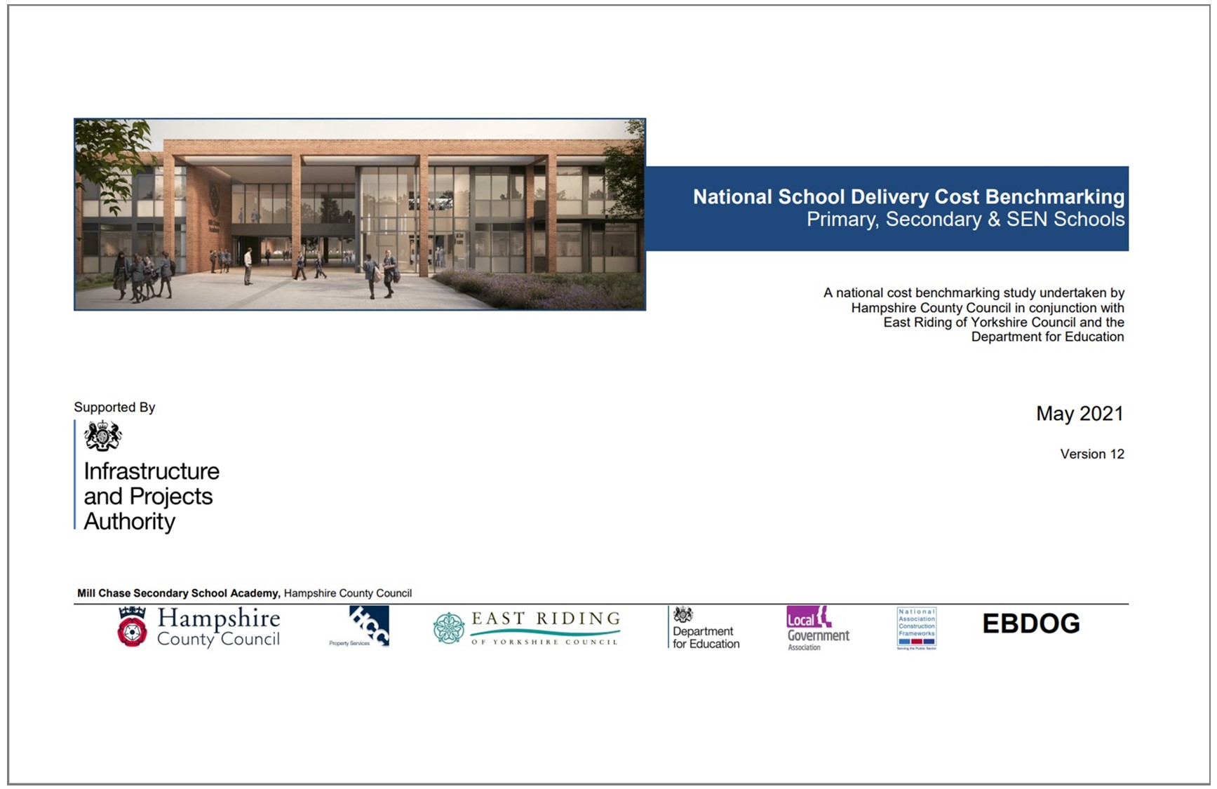 School Cost Benchmarking report news header