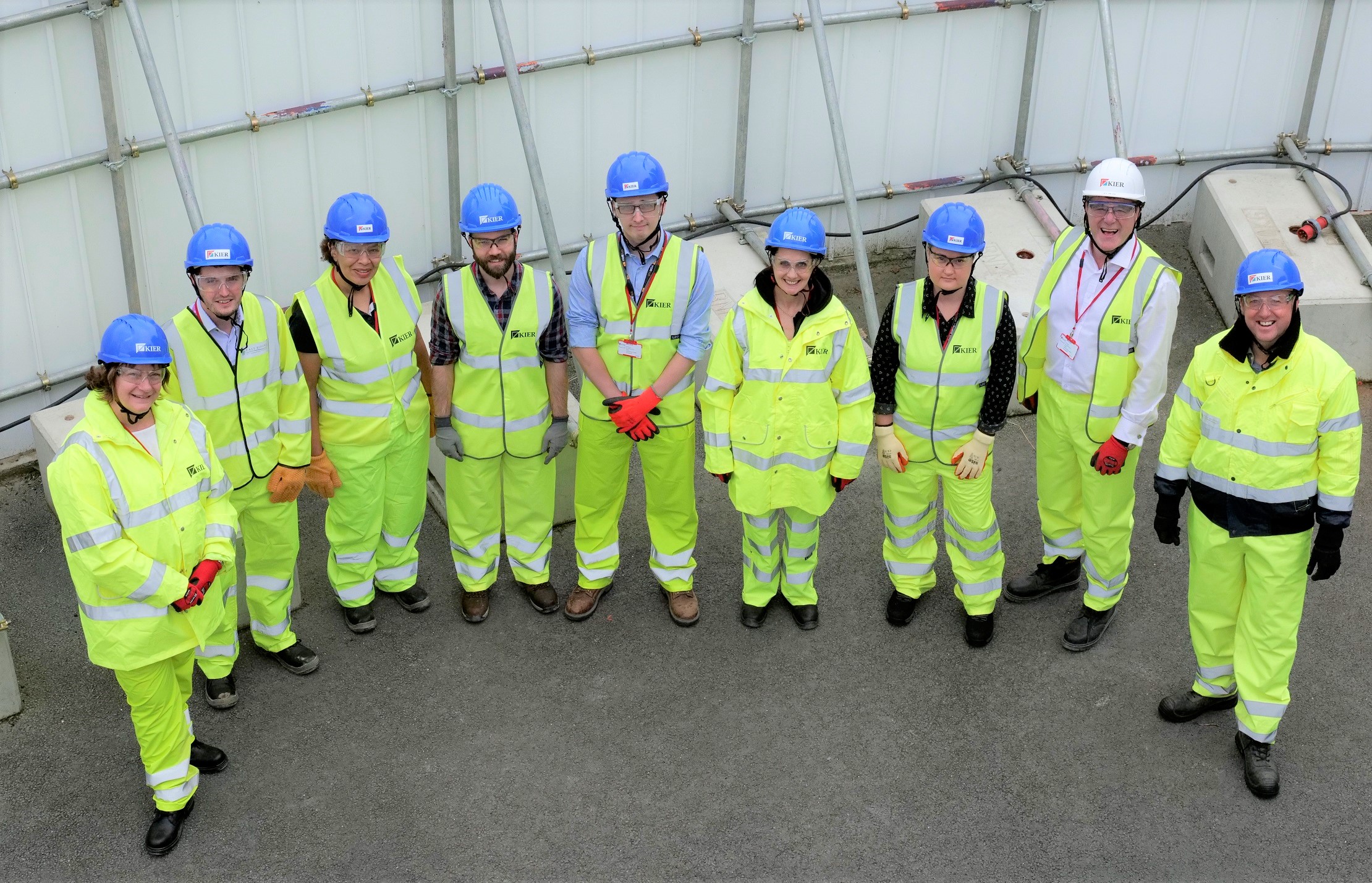 YORhub staff at HMP Millsike site visit