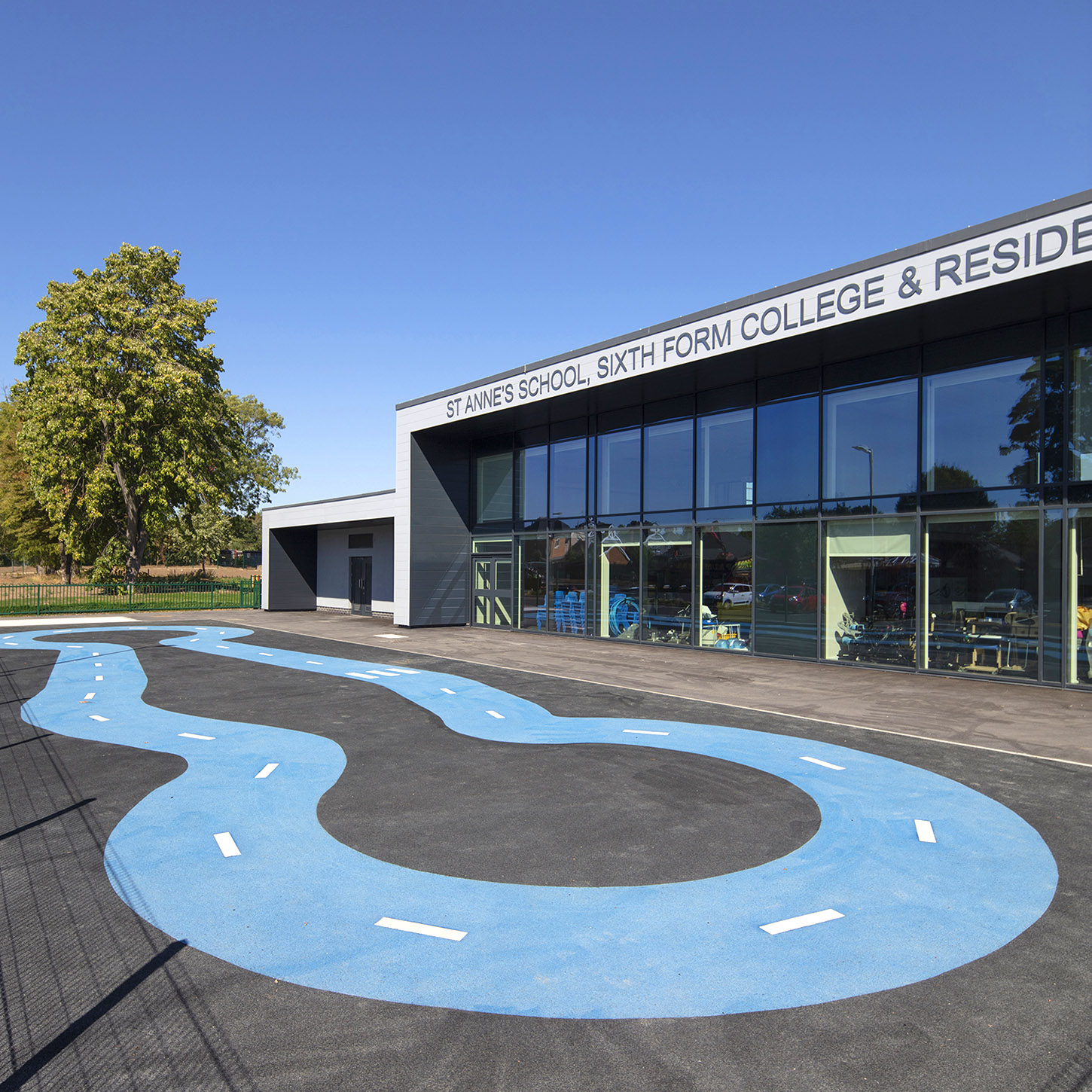 St Anne's School entrance