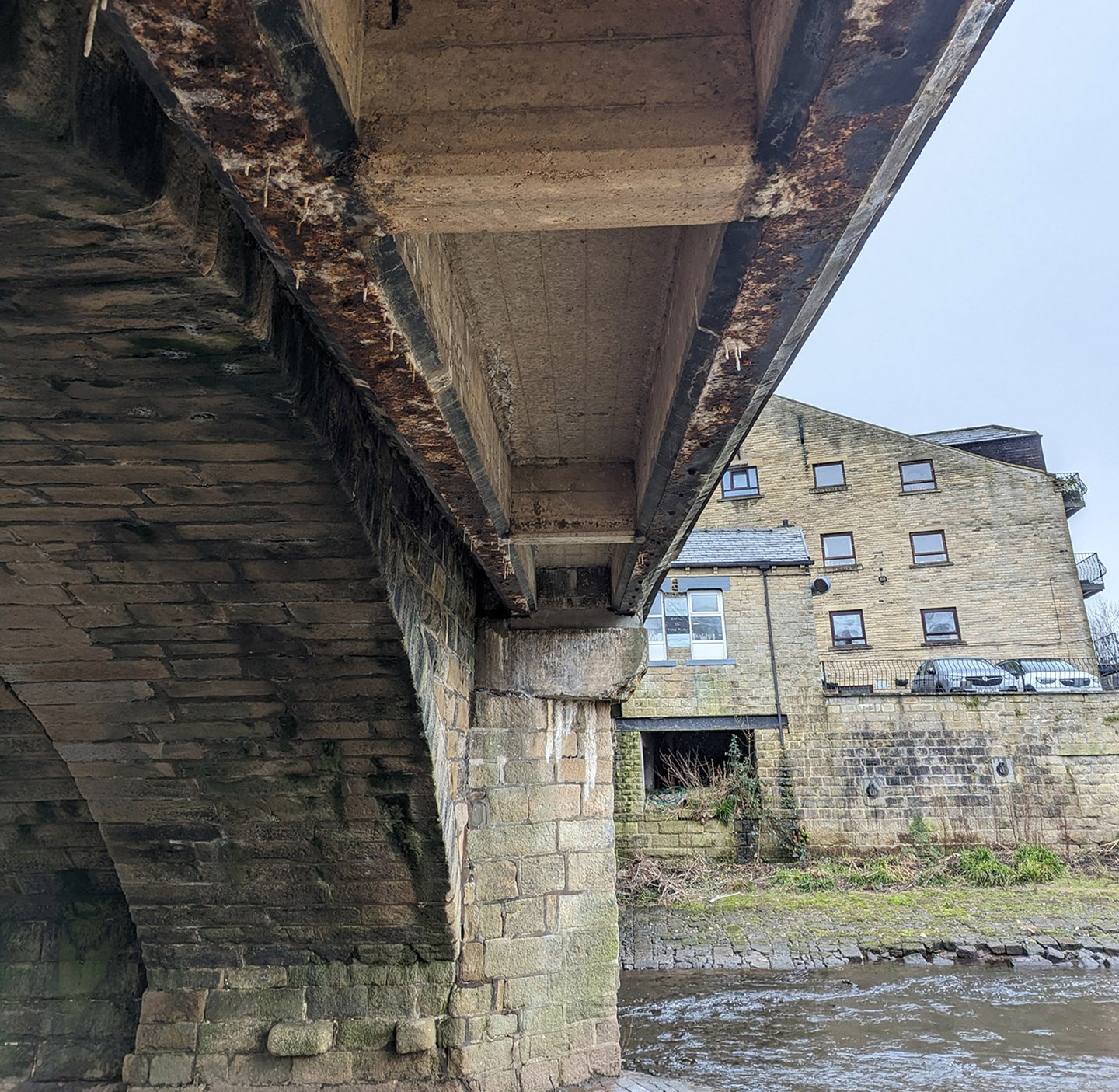 Mytholmroyd footbridge - pre replacement