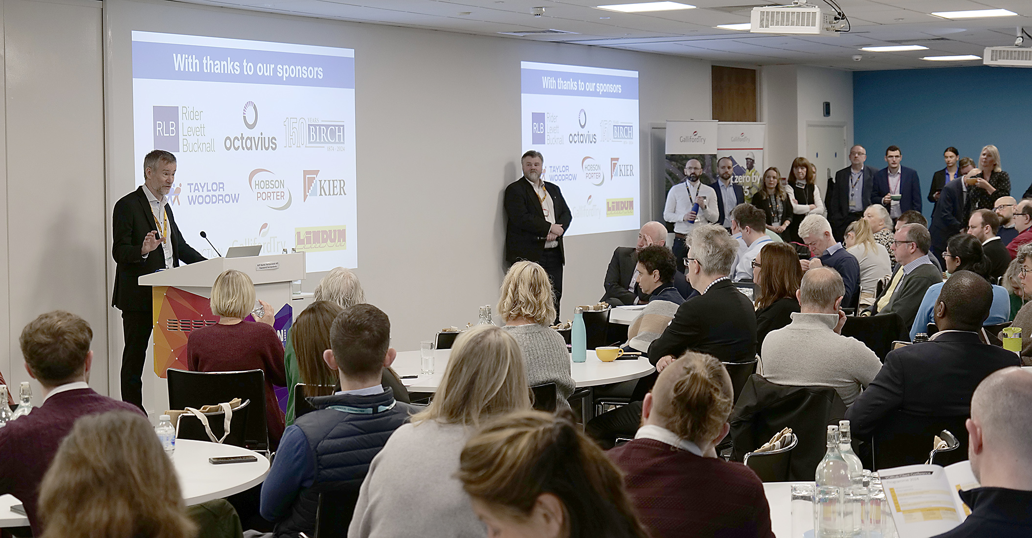 Joint Chair of Operations, Steve Baker opens the YORhub conference 2024