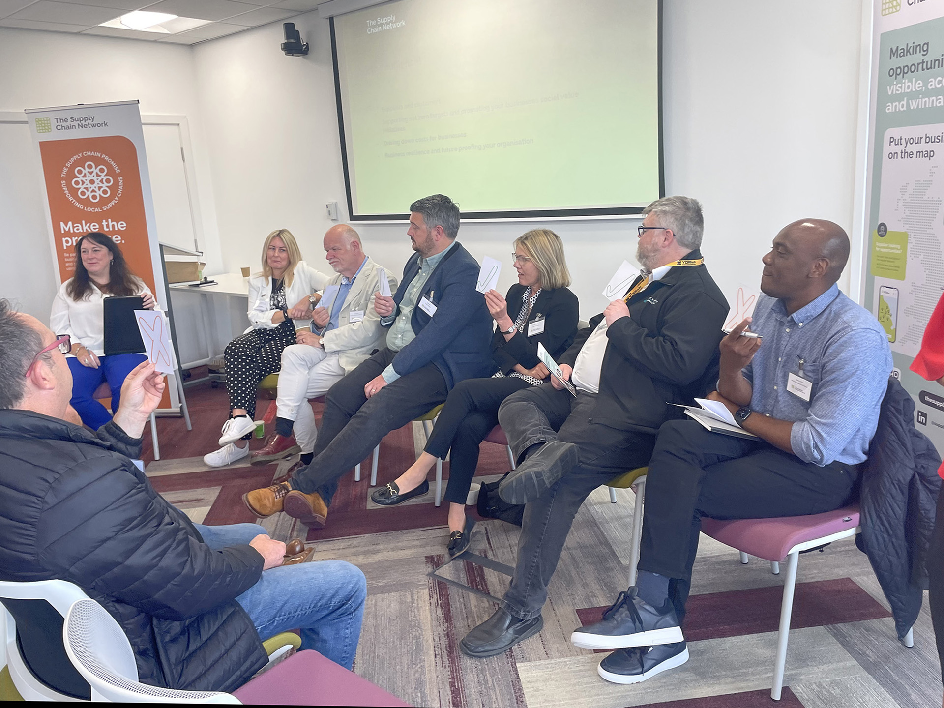 Panel at Supply Chain Network event. ERGO, Hessle