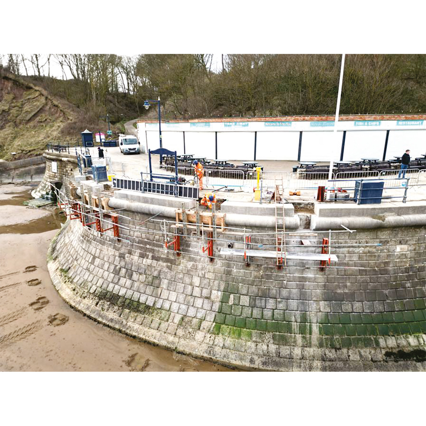 Filey sea wall scheme