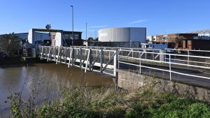 Weel Bridge angle from east bank