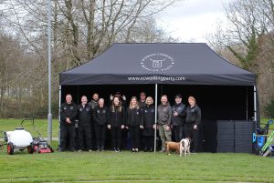 Veterans Community Working Party group gazebo