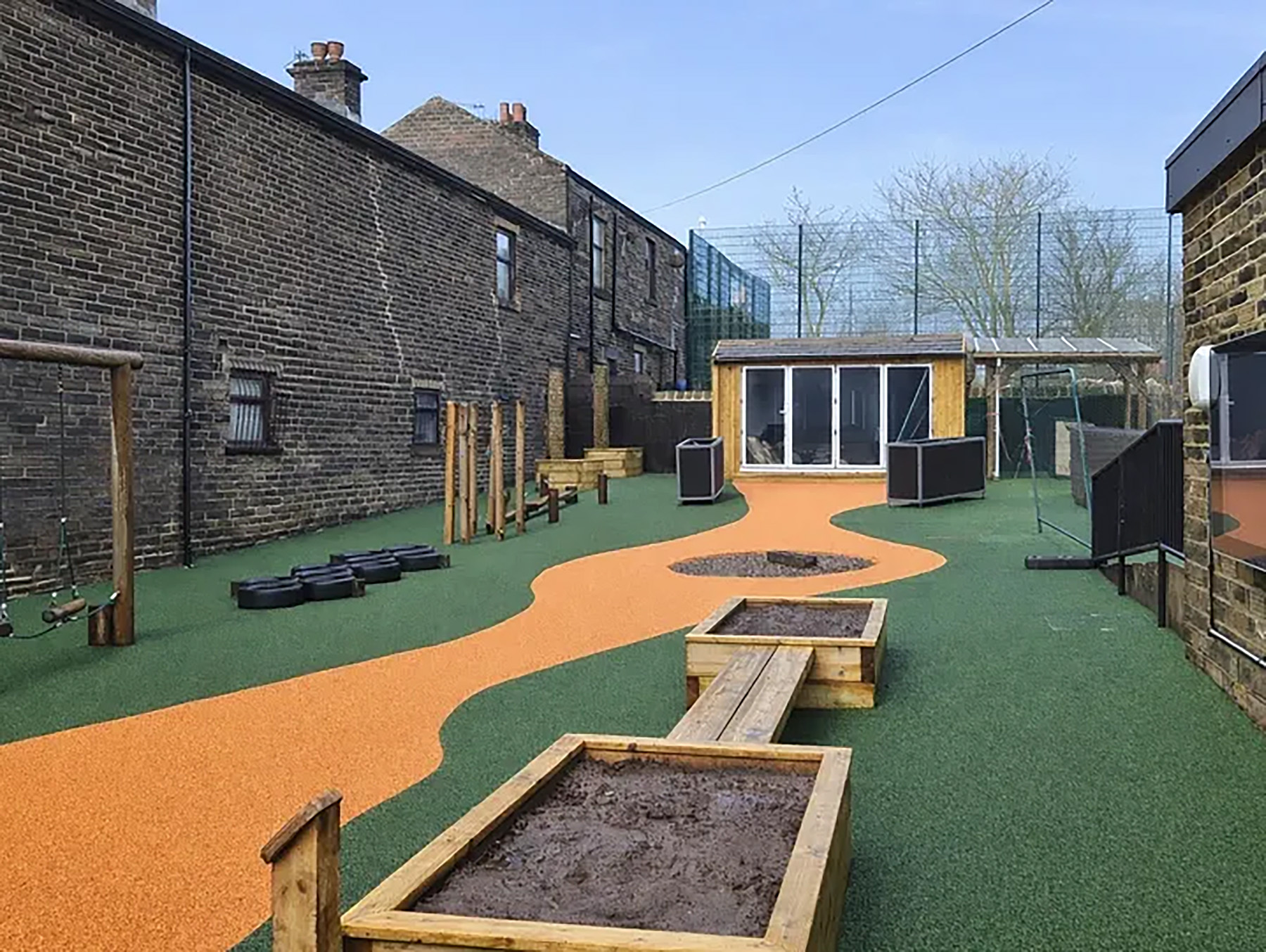 Keelham school play area