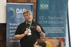 Mike speaking at the Institution of Civil Engineers North East Climate Action Group and DARe Conference