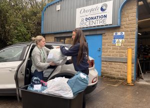 Overtgate Hospice donation centre - another load of public donations