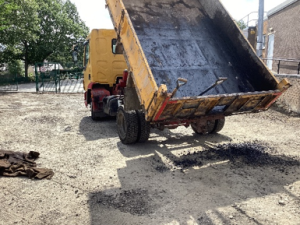 pothole repair at Highbury School car park