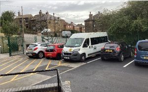 Parking area Highbury car park works