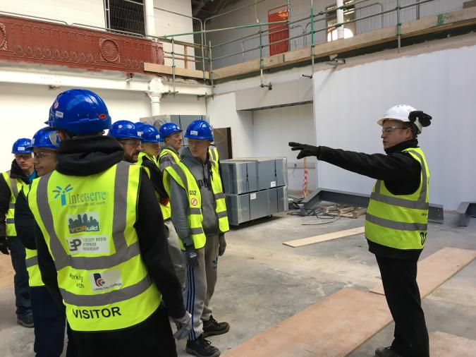 Leeds City College Printworks Campus, student visit