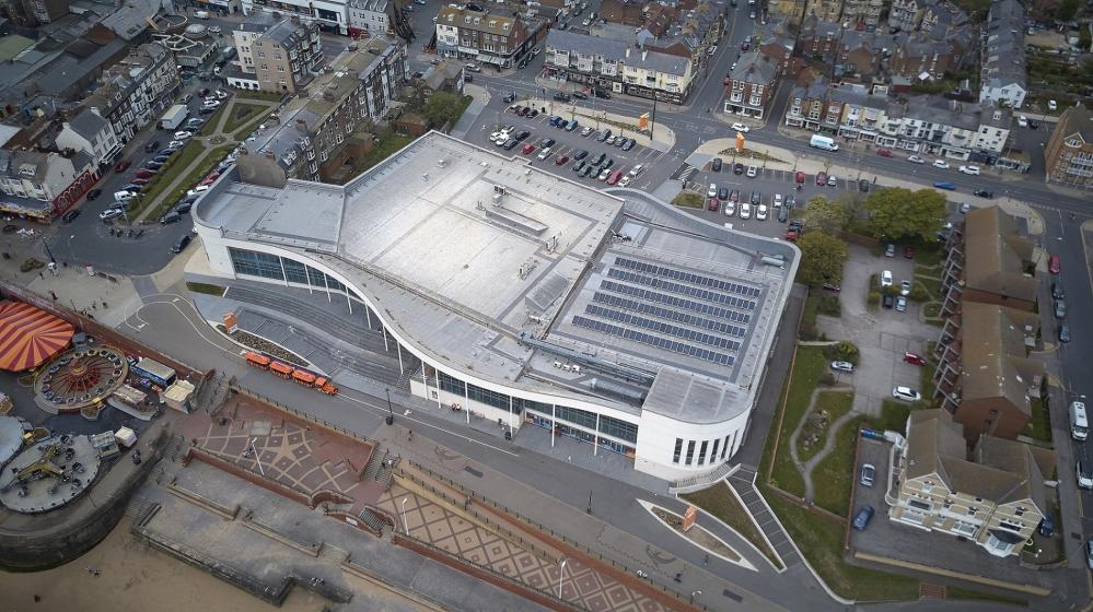 East Riding Leisure, Bridlington aerial view