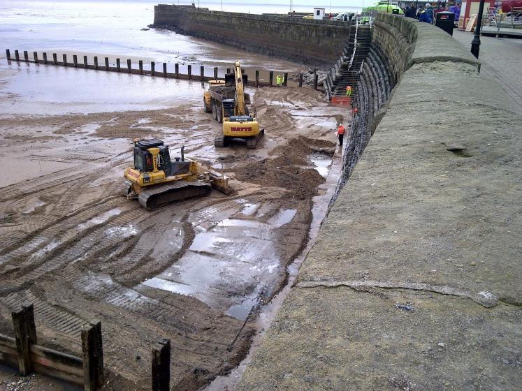 Bridlington Coastal Protection Scheme sheet piling