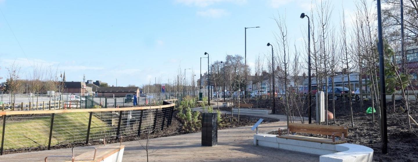 Gypsey Race Park now provides walking and cycling routes, play areas and green spaces for the community to enjoy.