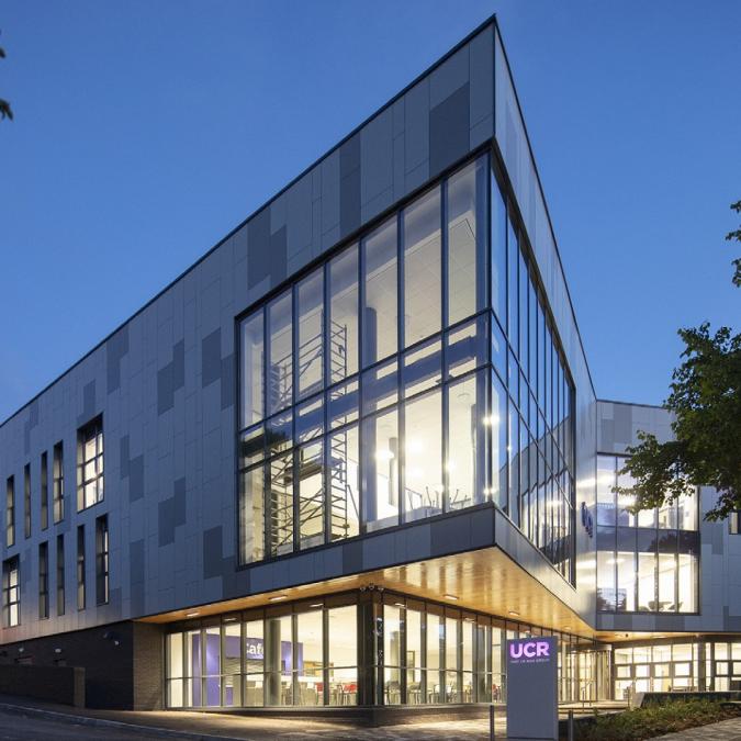 University Centre Rotherham University Centre Rotherham exterior facade