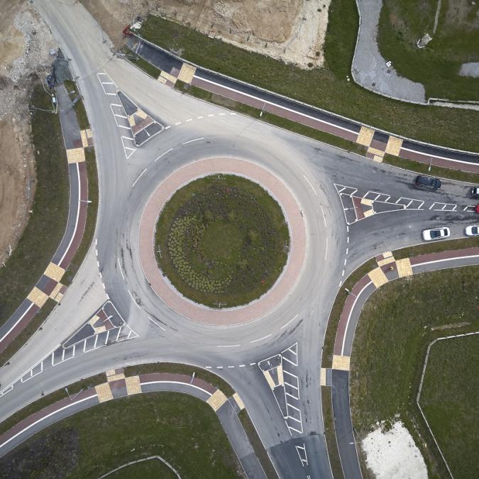 Brough relief Road aerial view Brough relief Road aerial view