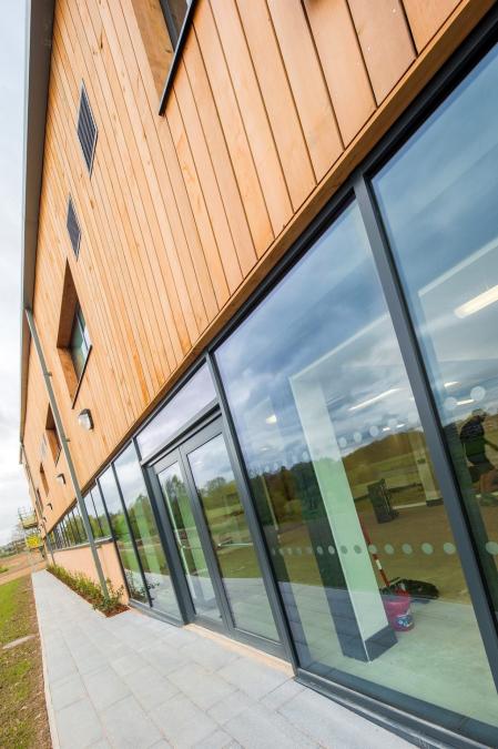 Brownlee Centre windows and cladding