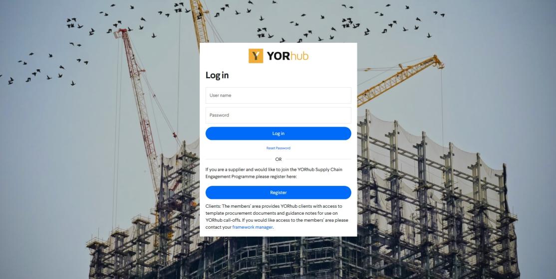 members login screen