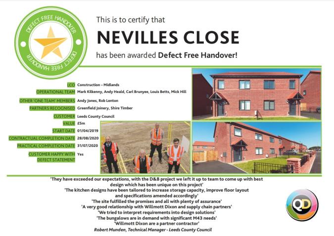 Willmott Dixon Beeches and Nevilles