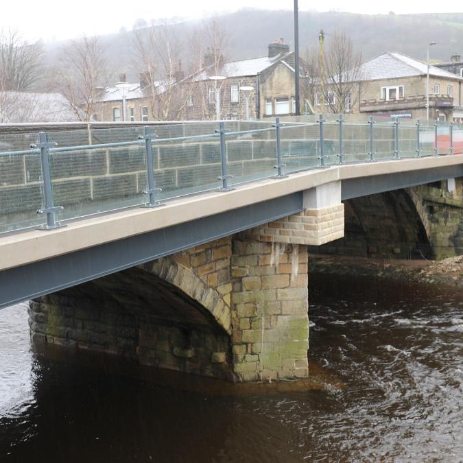 Mytholmroyd Footbridge completed Mytholmroyd Footbridge completed