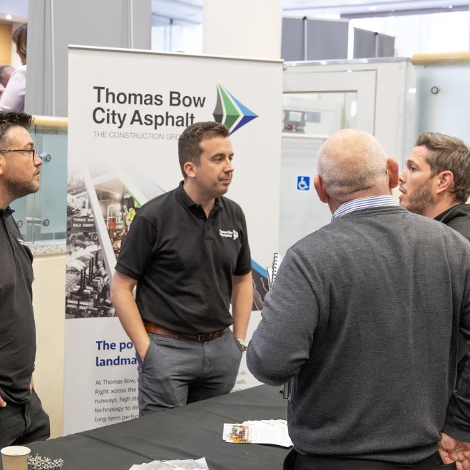 Thomas Bow City Asphalt stand