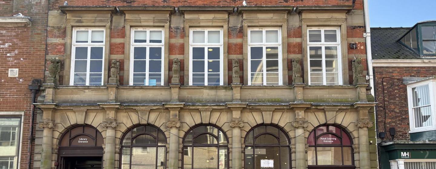 Bridlington Library Bridlington Library facade