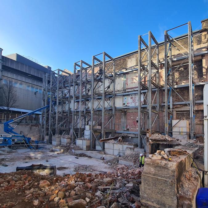 Darley Street Market complex demolition