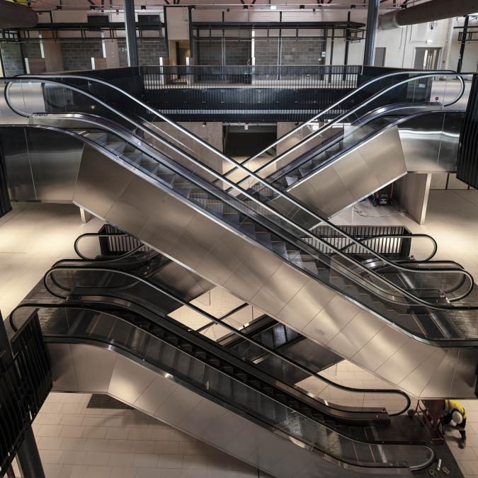 Darley Street Market escalators