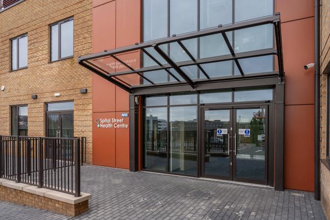 Spital Street Health Centre entrance