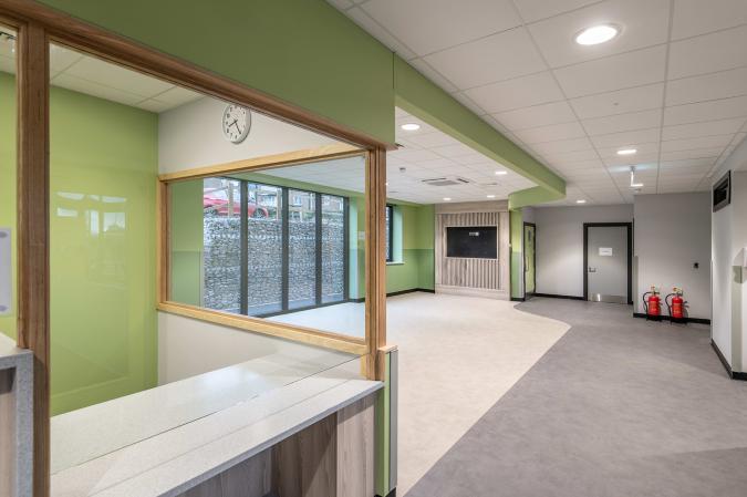 Spital Street Health Centre internal counter