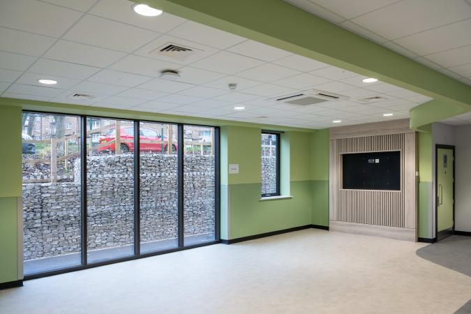Spital Street Health Centre internal windows