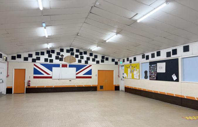 Dronfield Scout Hut main hall internal