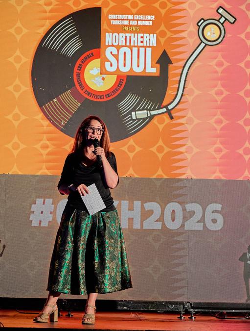 Comedian Lucy Porter led the evening