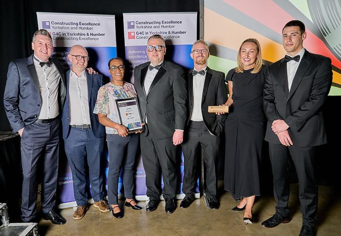 The Quantik team receive the SME of the Year award