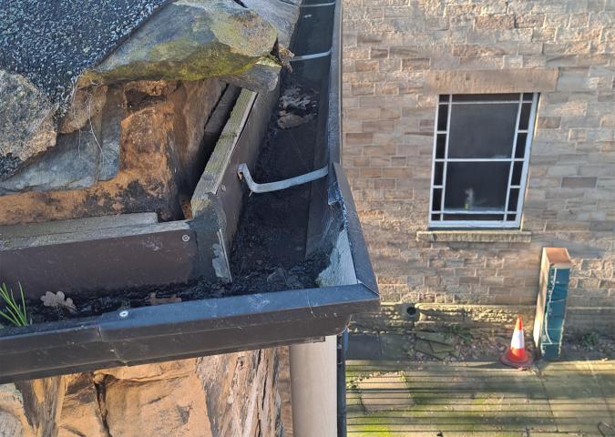 Roofing damage lead to leakages